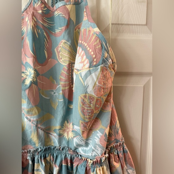 FREE PEOPLE Deserted Island Floral Halter Mini Dress M Size Medium SOLD OUT - Picture 7 of 12